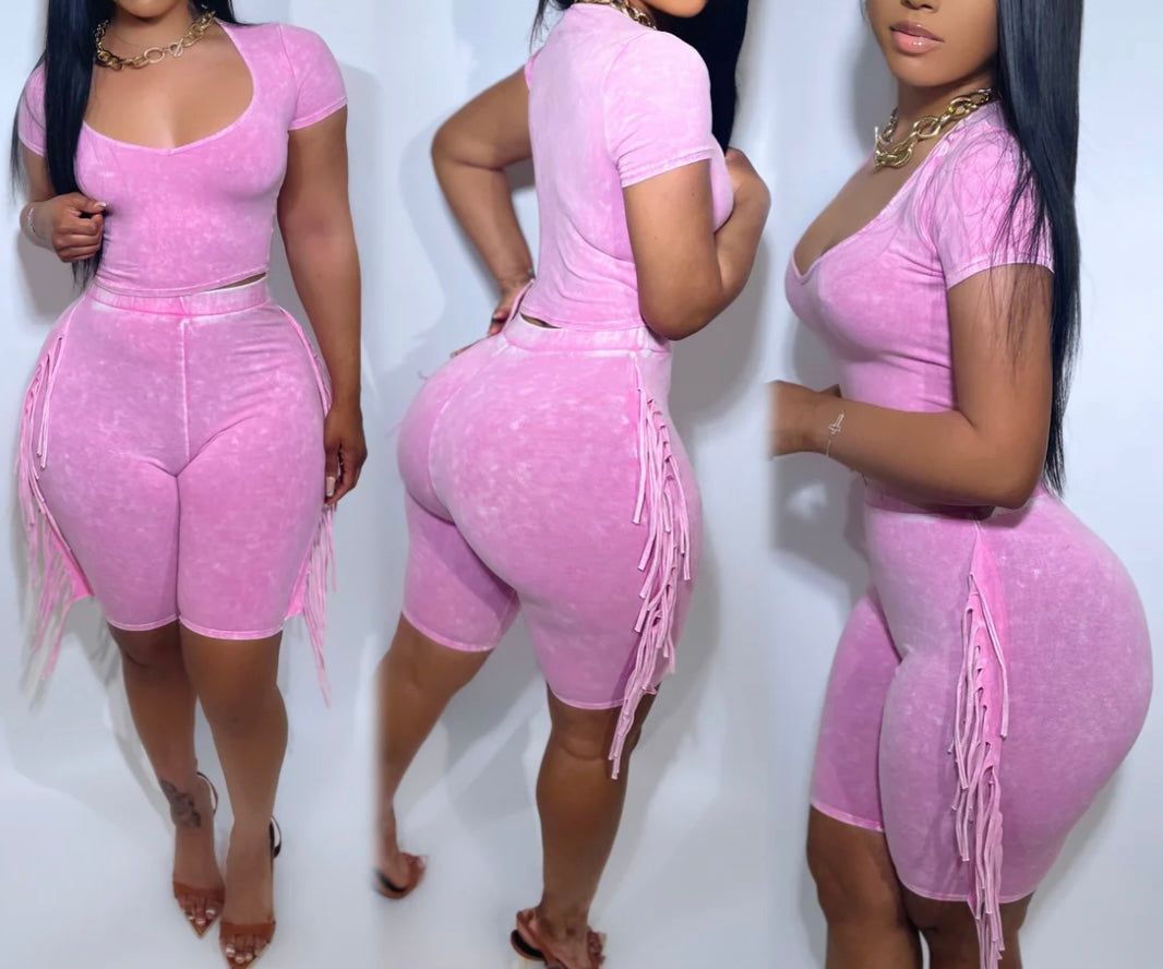 Fringe Biker Set